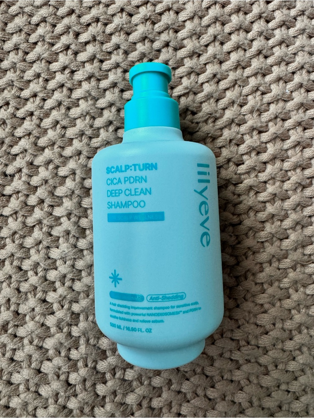 NEW Lilyeve SCALPTURN Cica PDRN Deep Clean Shampoo, 16.90 fl oz